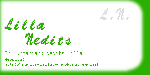 lilla nedits business card